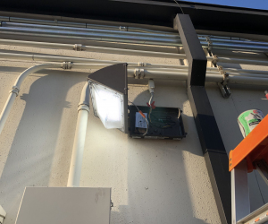 Commericial Exterior Wall Pack Repair