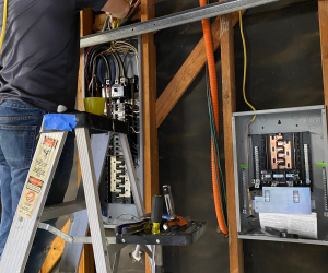 Generator Transfer Switch Panel